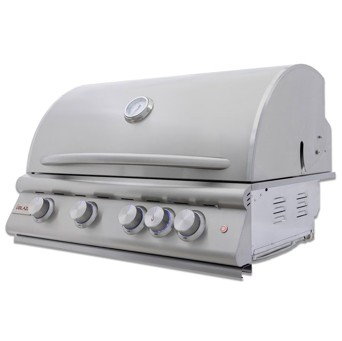 Blaze Premium LTE+ 32-Inch 4-Burner Built-In Grill w/ Lift-Assist Hood & Rear Infrared Burner