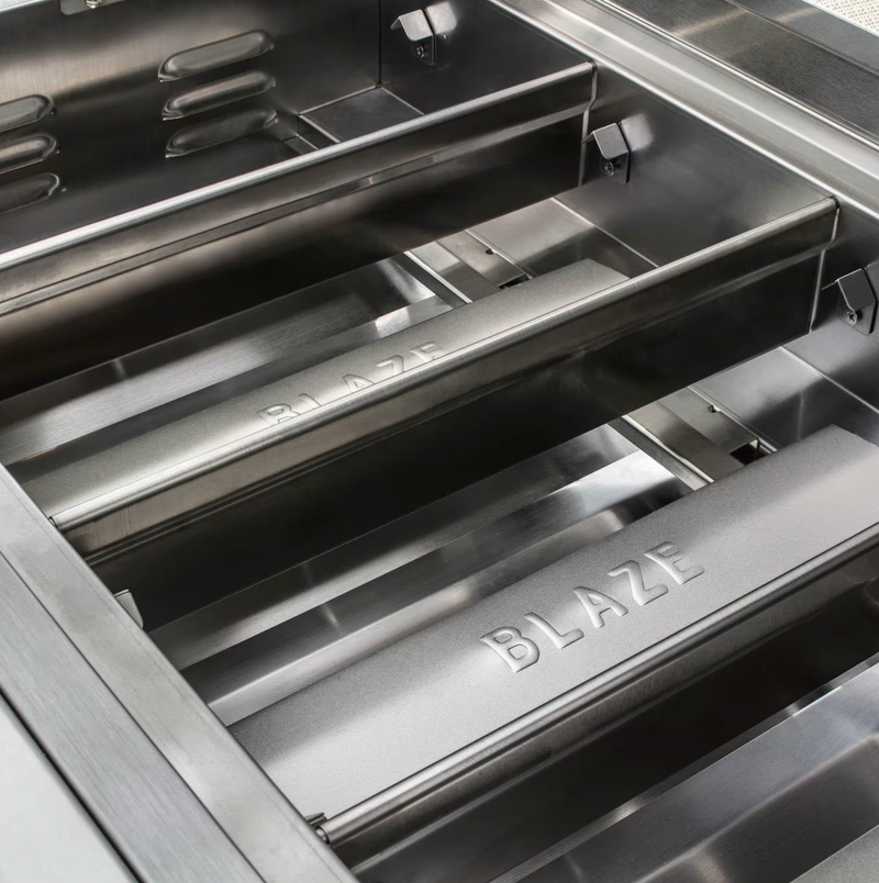 Blaze Premium LTE Marine Grade 32-Inch 4-Burner Built-In Gas Grill w/ Rear Infrared Burner & Grill Lights