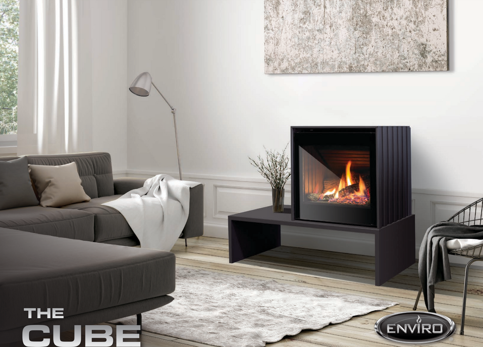 Enviro Cube Gas Burning Stove