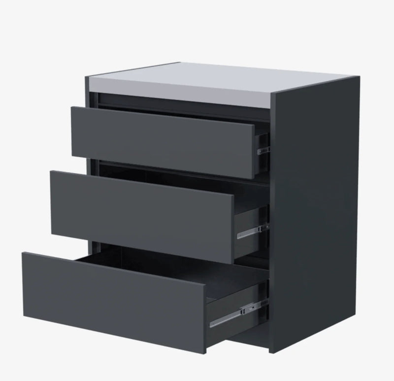 Whistler Outdoor Kitchen Grey Triple Drawer Cabinet