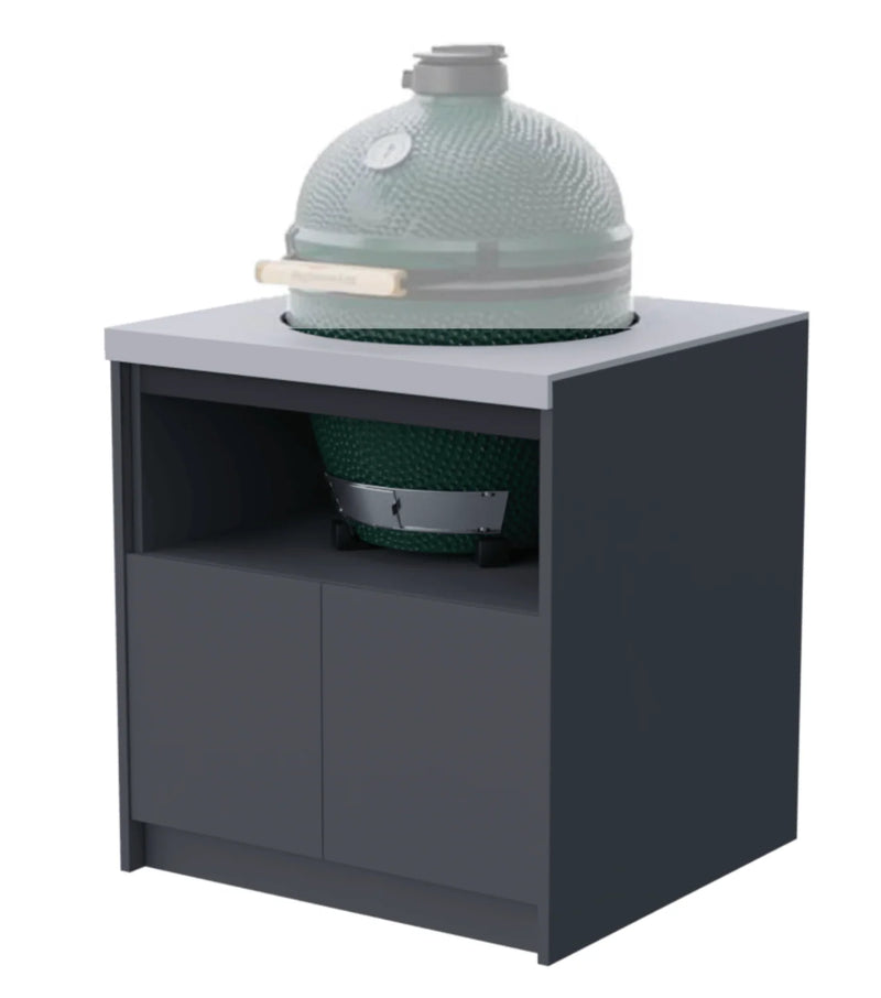 Whistler Outdoor Kitchen Grey Kamado Cabinet | BBQ not included