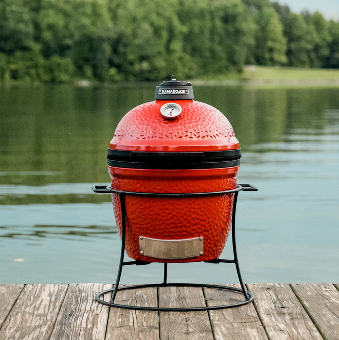 Kamado Joe KJ13RH JOE JR 13.5" Diameter Ceramic Grill w/ Cast Iron Stand