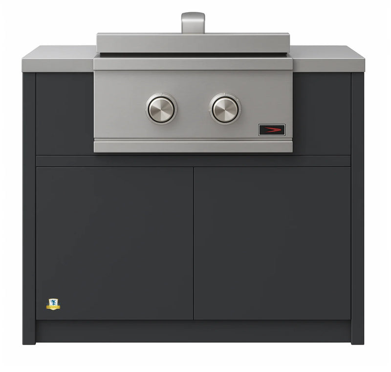 Whistler Outdoor Kitchen Grey Side Burner & Cabinet 32"