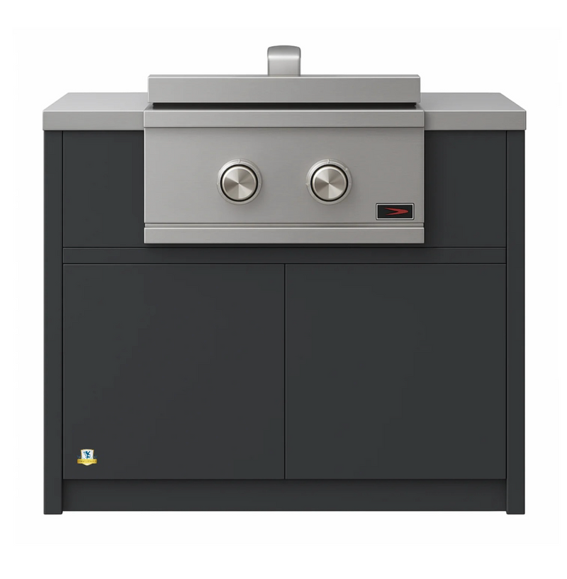Whistler Outdoor Kitchen Grey Side Burner & Cabinet 32"