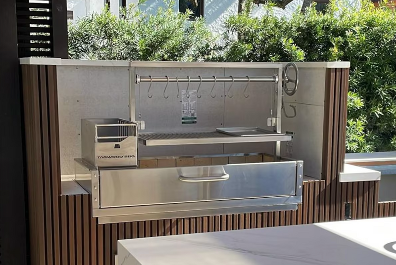 Tagwood BBQ Santa Maria Argentine Wood Fire & Charcoal Gaucho Grill Built in | BBQ05SS