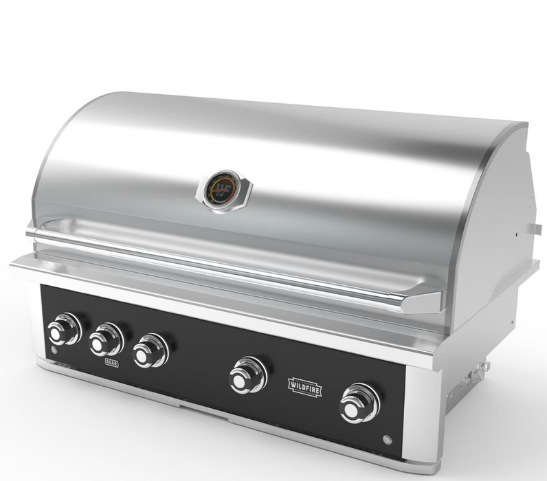 Wildfire Ranch Pro 42-in 4 Burner Black 304 SS Propane Gas Grill - WFPRO42G-BSS