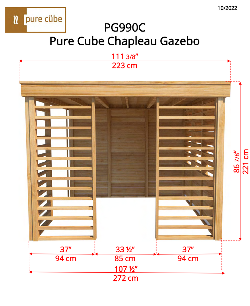 Pure Cube Chapleau Gazebo