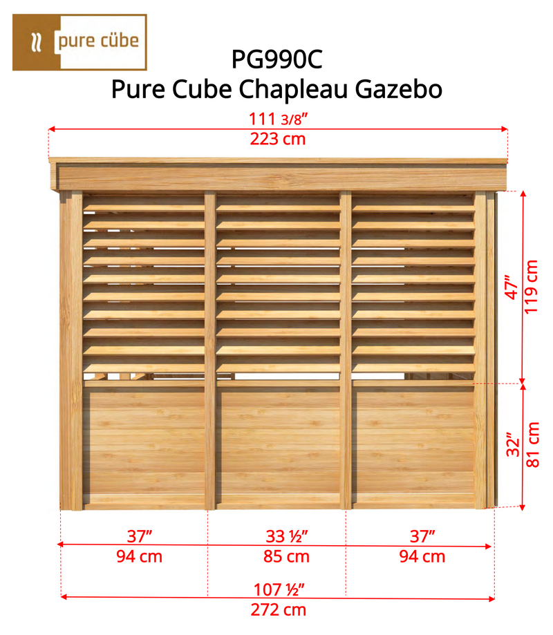 Pure Cube Chapleau Gazebo