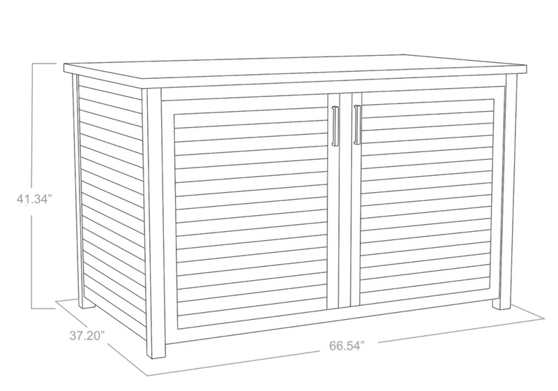 Outdoor Teak Storage Box