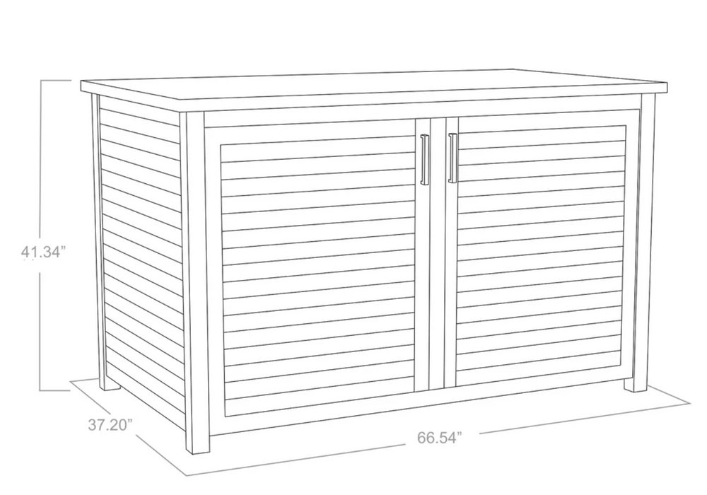 Outdoor Teak Storage Box