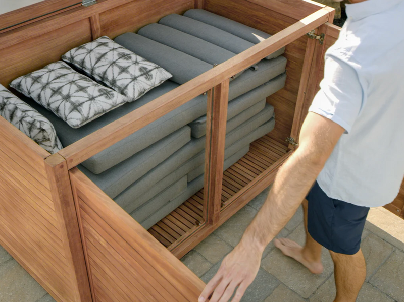 Outdoor Teak Storage Box