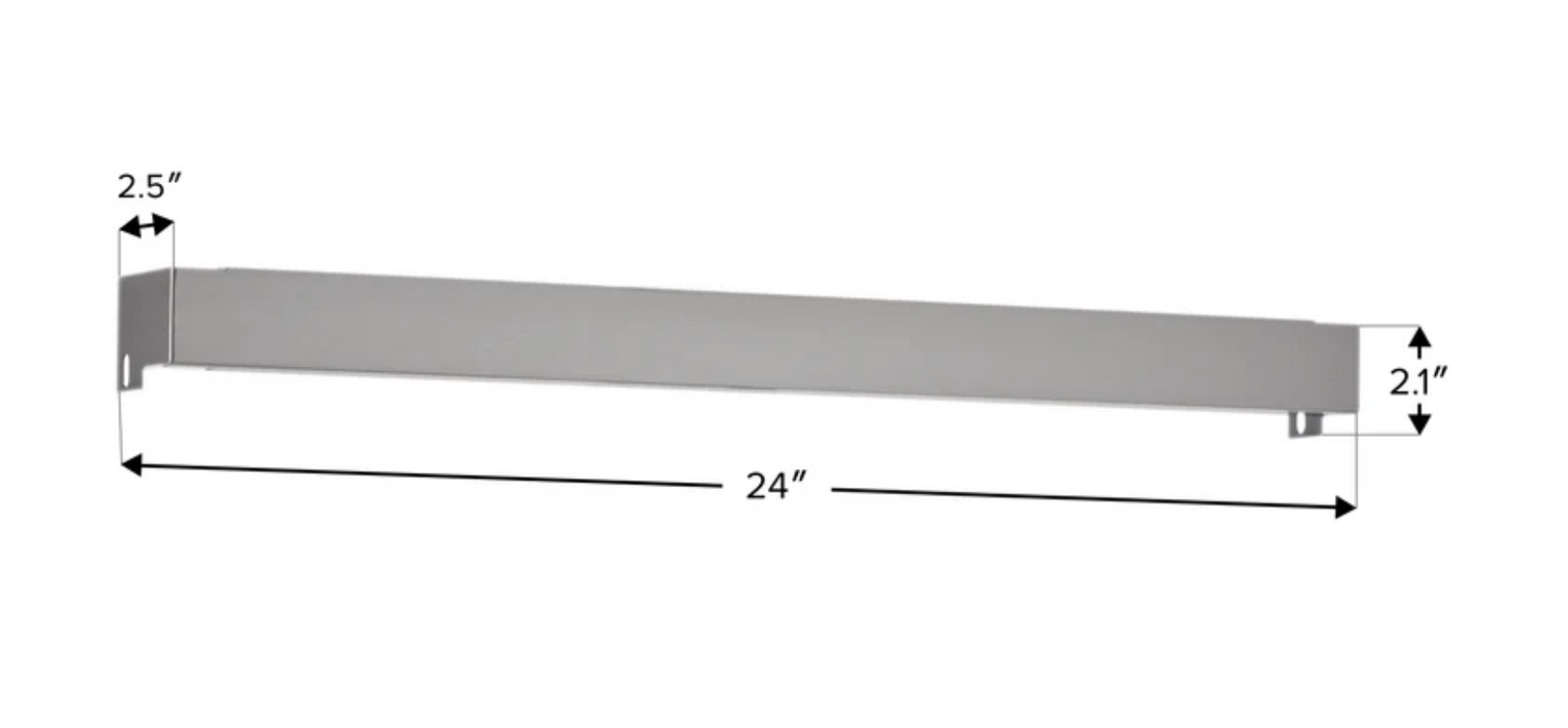 End panel 24 in. Fridge Bracket - Modular Outdoor Kitchen SS