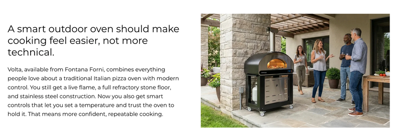 Fontana Gas Pizza Oven Volta 70 Portable Desk