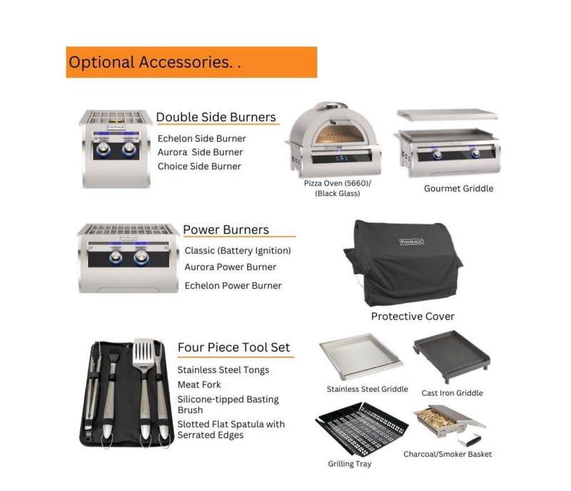 Fire Magic 48" Echelon Diamond E1060i Built-In Gas Grill with Analog Thermometer