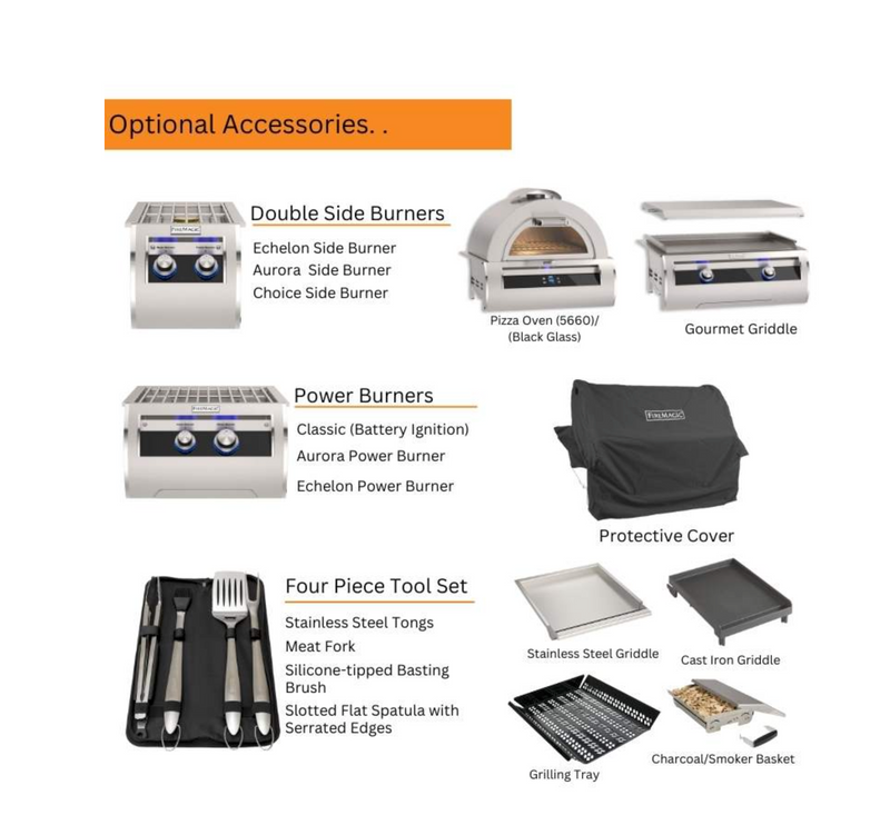Fire Magic 48" Echelon Diamond E1060s Portable Gas Grill with Digital Thermometer