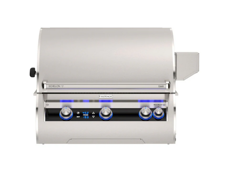Fire Magic 30" Echelon Diamond E660i Built-In Gas Grill with Digital Thermometer