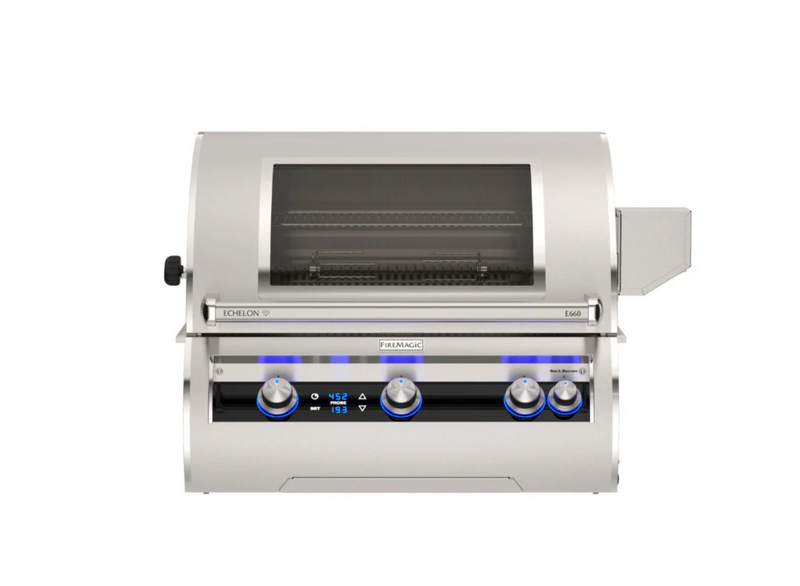 Fire Magic 30" Echelon Diamond E660i Built-In Gas Grill with Digital Thermometer