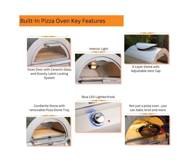 Fire Magic 30" Echelon Built-In Pizza Oven