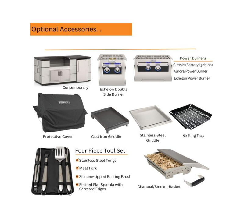Fire Magic 30" Echelon Gourmet Built-In Griddle