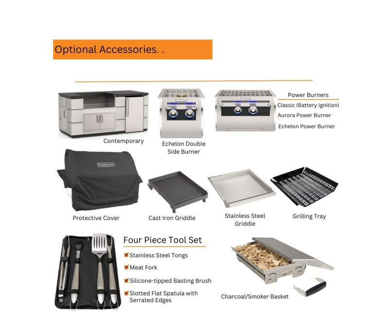 Fire Magic 30" Echelon Gourmet Built-In Griddle