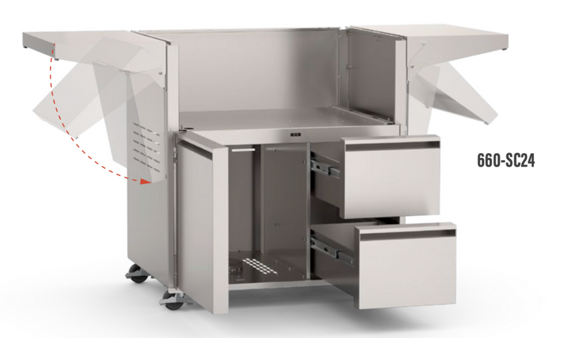 FireMagic Aurora Pizza Oven on Cart