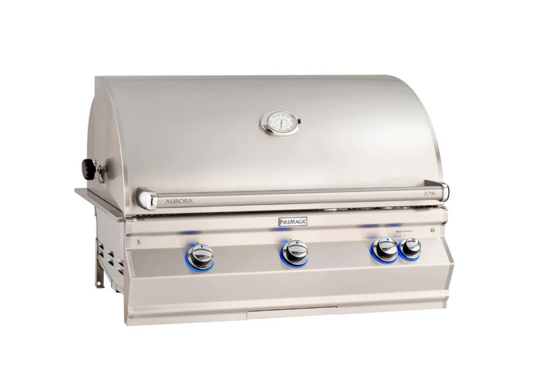 Fire Magic 30" Aurora A540i Built-In Gas Grill with Backburner & Rotisserie Kit