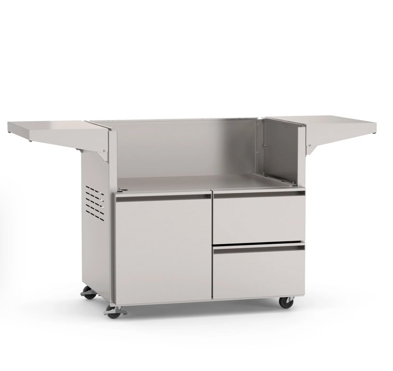 Fire Magic 30 Inch Stainless Steel Portable Grill Cart for 2024 A660i Grill, E660i Grill or Griddle and 5600 Pizza Oven - 660-SC24