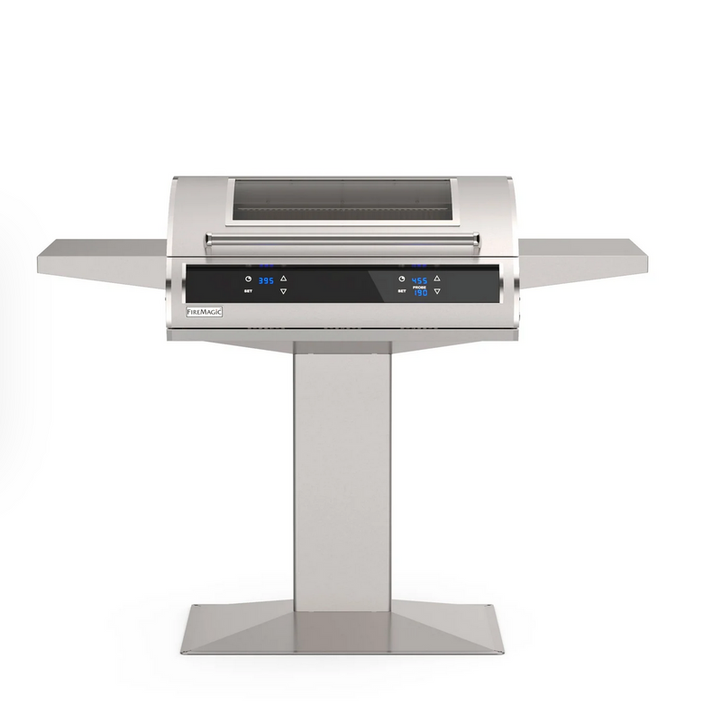 Fire Magic 30-in Patio Post-Mount Electric Grill w/ Two Controls & Window - EL500s-4Z1E-W-P6
