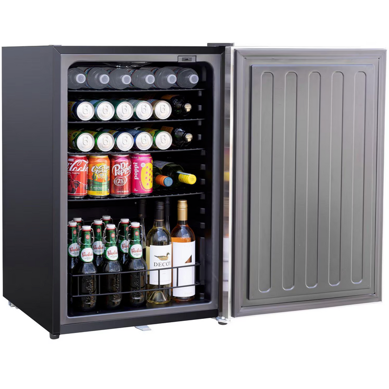 Summerset 22 Inch Right Hinge Deluxe Outdoor Approved Compact Refrigerator