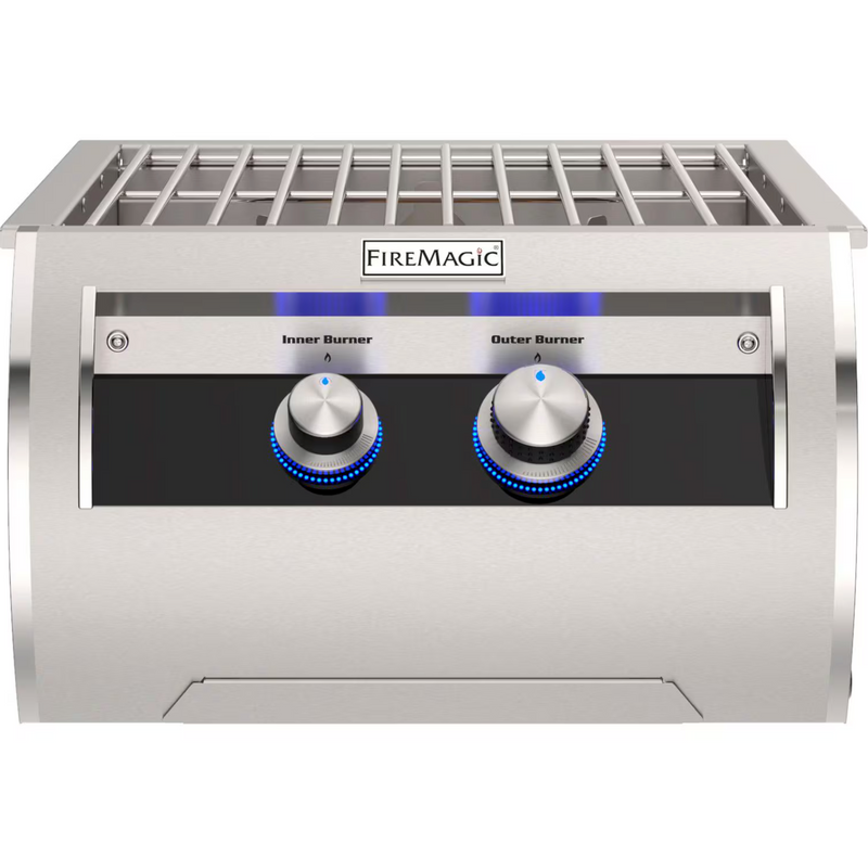 Fire Magic Echelon Diamond Built-In Gas Power Burner w/ Stainless Steel Grid