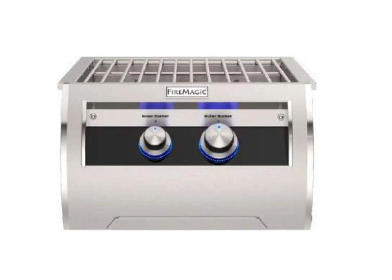 Fire Magic Echelon Diamond Built-In Gas Power Burner w/ Stainless Steel Grid
