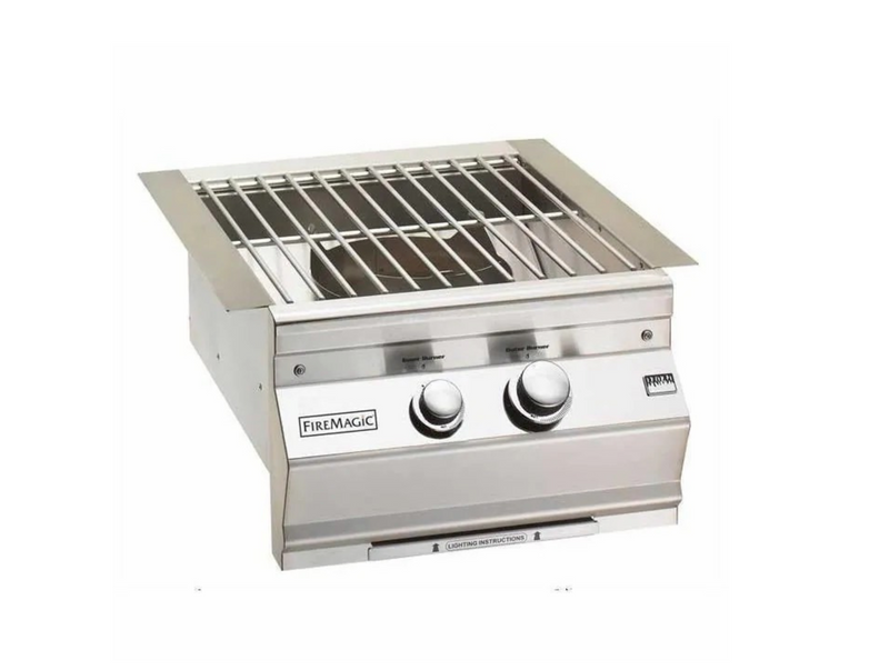 Fire Magic Classic Built-In Gas Power Burner W/ Stainless Steel Grid - 19-KB1N