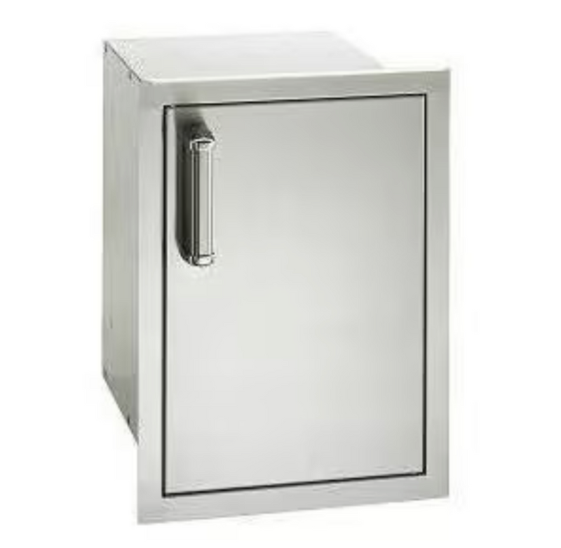 Fire Magic Premium Flush 14-Inch Enclosed Cabinet Storage With Drawers With Soft Close - 53820SC-R