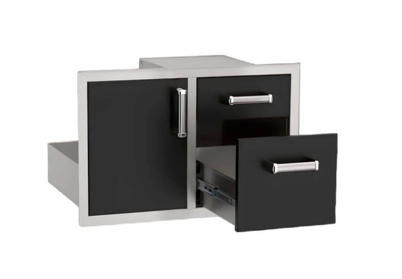 Fire Magic Echelon 30 Inch Access Door & Double Drawer Combo - 53810BSC