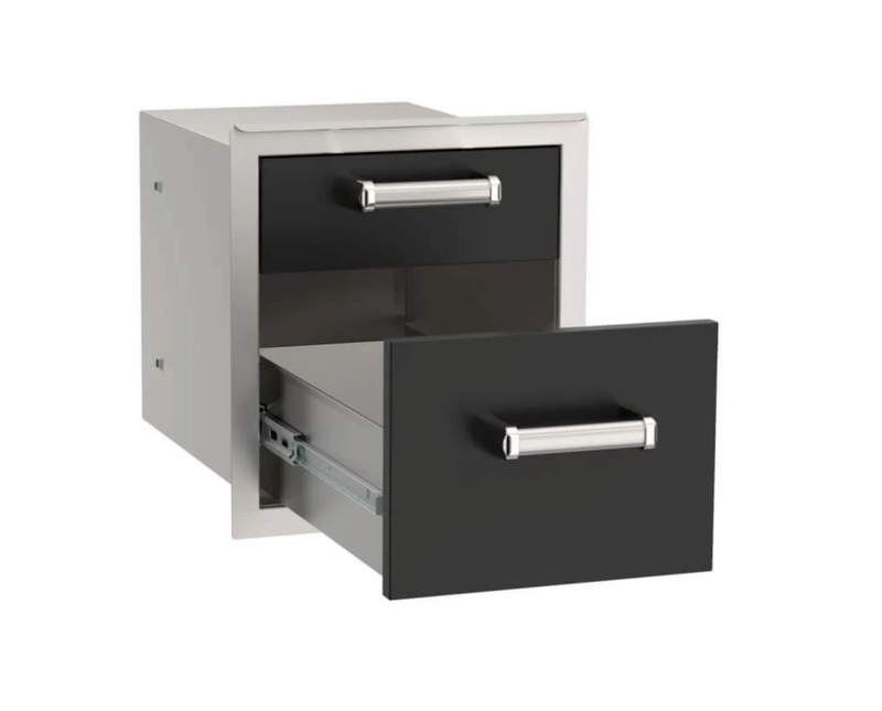 Fire Magic Echelon 14 Inch Double Access Drawer - 53802BSC
