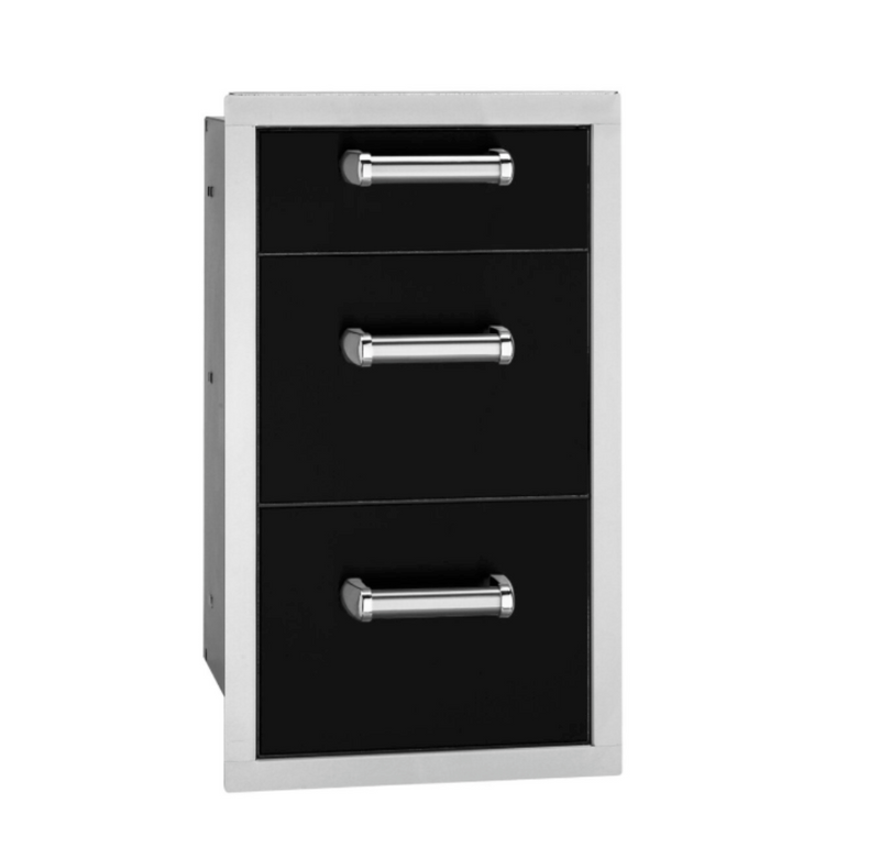 Fire Magic Echelon Black Triple Drawer - 53803BSC