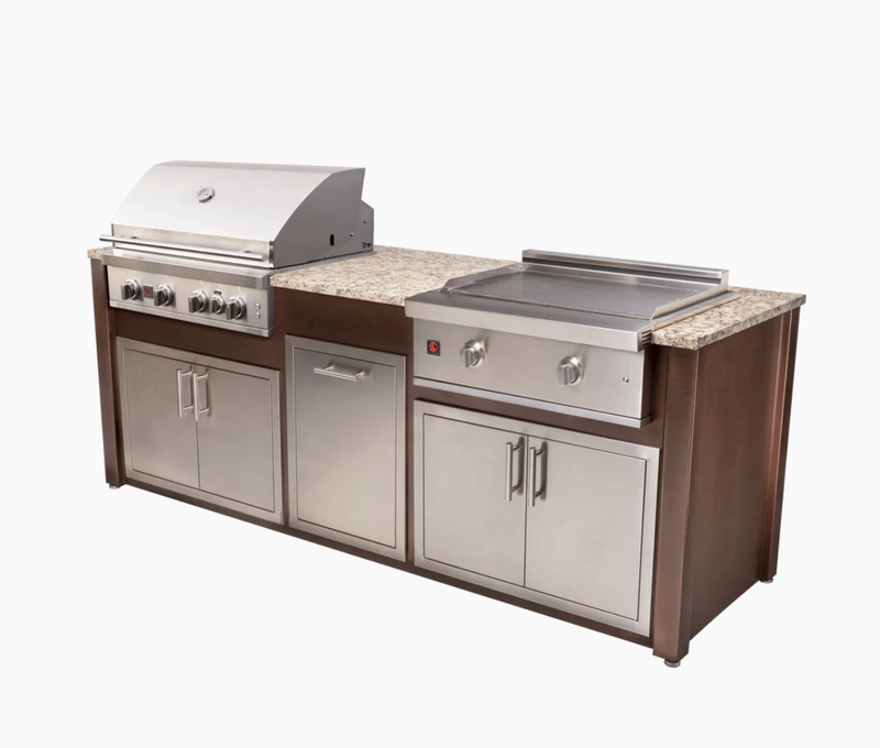 Complete Outdoor Kitchen Islands COKI 2.0 Peachtree Islands | Black