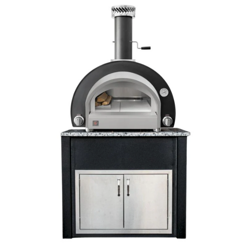 Summerset Outdoor Hybrid Gas/Wood Pizza Oven and Station