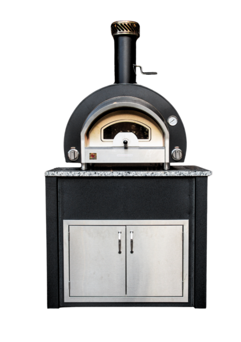Summerset Outdoor Hybrid Gas/Wood Pizza Oven and Station