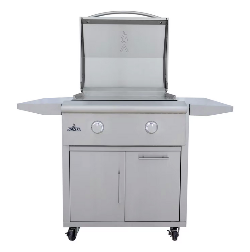 Blaze LTE+ 30-Inch Built-in Gas Griddle w/ Lift-Assist Hood Free Stading