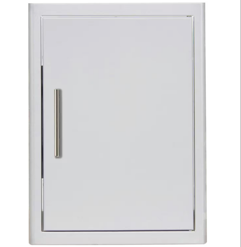 Blaze 18-in Stainless Steel Soft Close Single Access Door - Vertical - BLZ-SV-1420-R-SC