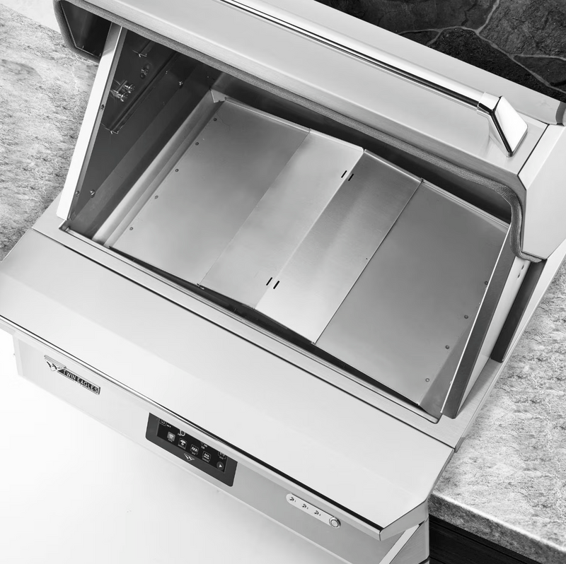 Twin Eagles Wi-Fi Controlled 36-Inch Built-In Stainless Steel Pellet Grill and Smoker - TEPG36G