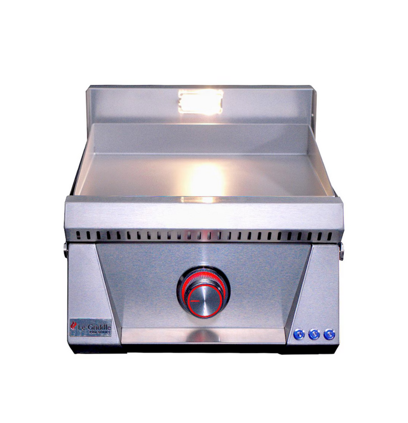 Le Griddle Pro Series 40 16-in Built-In Propane Flat Top Grill w/ 3mm Plate - OML40P3 LP