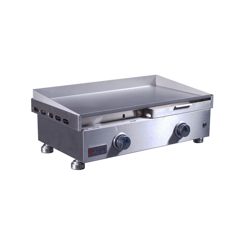 Le Griddle Commercial Series 75 30-in 2 Burner Built-In Natural Gas Flat Top Grill w/ 3mm Plate - OML75P3