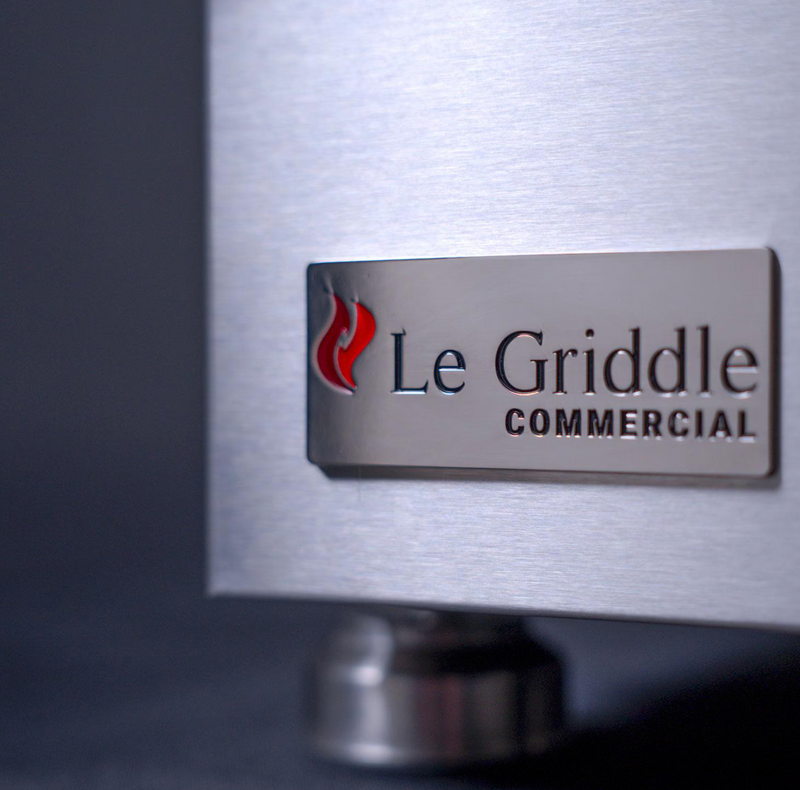 Le Griddle Commercial Series 75 30-in 2 Burner Built-In Natural Gas Flat Top Grill w/ 3mm Plate - OML75P3