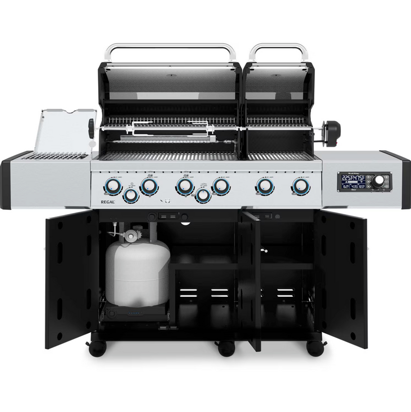 Broil King Regal Q 690 Pro IR 6 Burner Propane Grill - Black - 689244