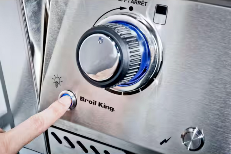 Broil King Imperial Stainless Steel 200 Built-In Liquid Propane Range Double-Burner Side Burner