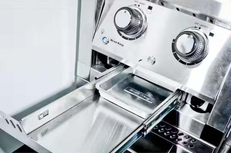 Broil King Imperial Stainless Steel 200 Built-In Liquid Propane Range Double-Burner Side Burner