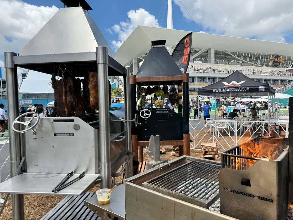 Tagwood BBQ Argentine Santa Maria Style Wood Fire & Charcoal Gaucho Grill | BBQ02SI-- PRE-ORDER
