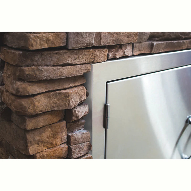 TrueFlame 17" Double Drawer Masonry Frame Return - TF-DR2-17M